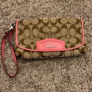 Coach wallet wristlet